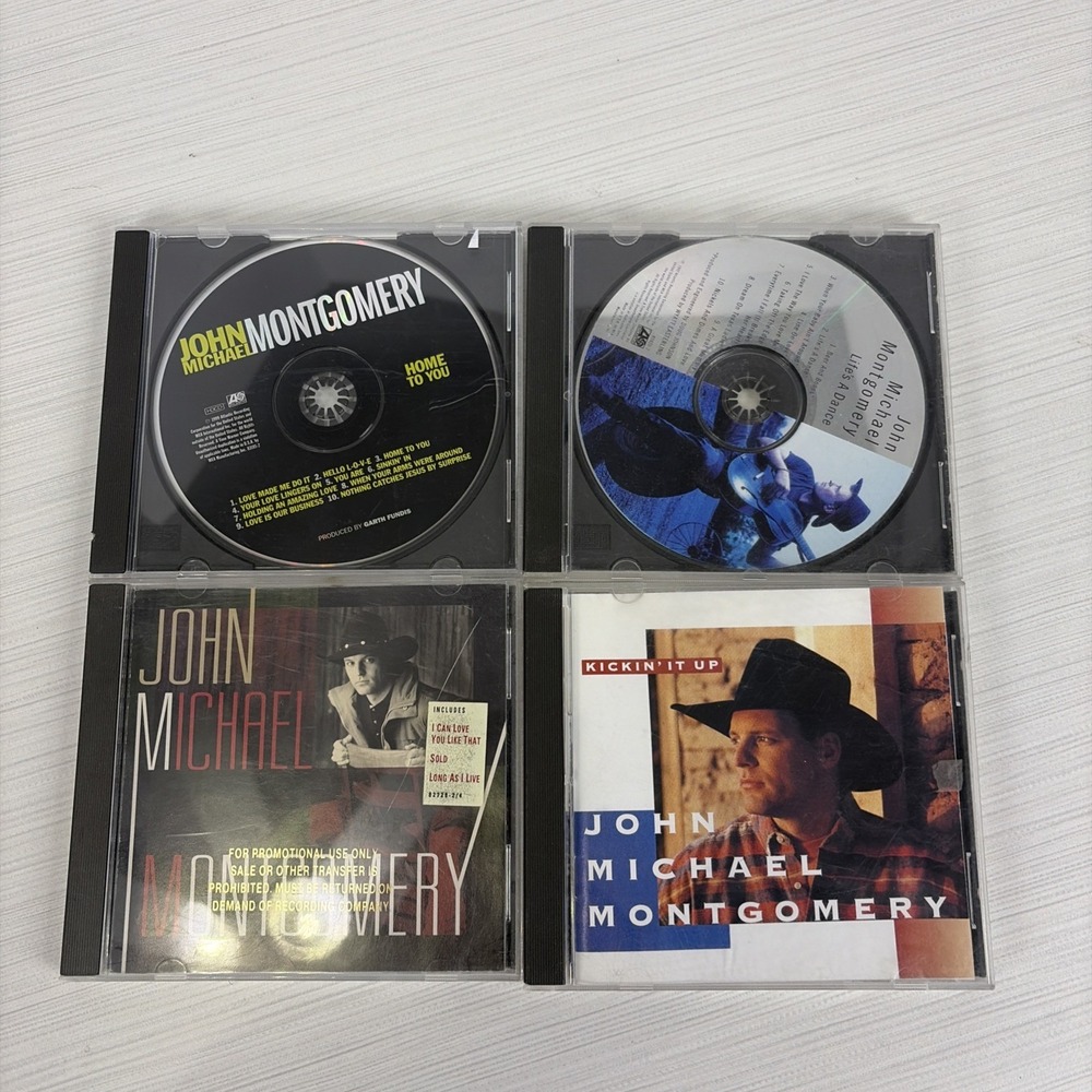 LOT OF 4 John Michael Montgomery Country CD's Life's A Dance Home To You Self Ti